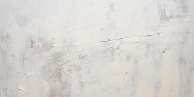 ai generiert abstrakt Weiß Öl Farbe Pinselstriche Textur Muster Hintergrund. zeitgenössisch modern Kunst Gemälde mit das verwenden von Palette Messer, höchst texturiert Hintergrund Hintergrund foto