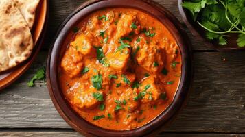 ai generiert Hähnchen Tikka Masala foto