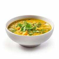 ai generiert mulligatawny Suppe Nahansicht foto