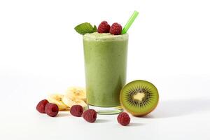 ai generiert Kiwi Grün Smoothie foto