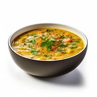 ai generiert mulligatawny Suppe Nahansicht foto