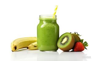 ai generiert Kiwi Grün Smoothie foto