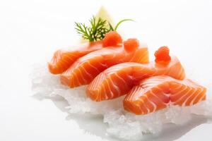 ai generiert Sashimi Essen Clip Art foto