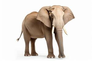 ai generiert afrikanisch Elefant Clip Art foto