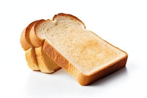 ai generiert Toast Brot Nahansicht foto