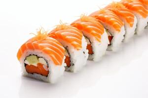 ai generiert Sushi Essen Clip Art foto