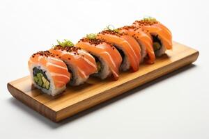 ai generiert Sushi Essen Clip Art foto