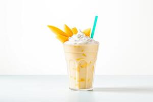 ai generiert Mango Milchshake Clip Art foto