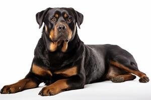 ai generiert Rottweiler Hund Clip Art foto