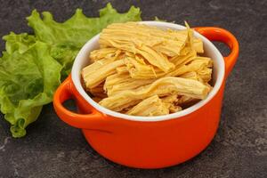 koreanischer spargel fuzhou traditioneller salat foto