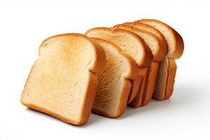 ai generiert Toast Brot Nahansicht foto