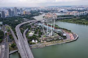 das Flyer Ferris Rad, Singapur foto