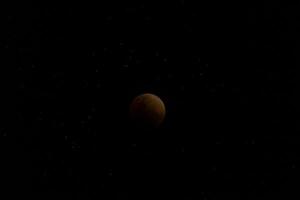 Super Blau Blut Mond- Finsternis foto