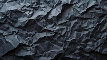 ai generiert abstrakt Hintergrund gemacht von schwarz Leder Textur foto