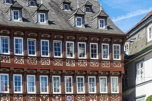Goslar, Deutschland, 2015, Hälfte gezimmert Häuser, Goslar, Harz, niedriger Sachsen, Deutschland, UNESCO Welt Erbe Seite? ˅ foto