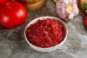 natürlich organisch rot Tomate Einfügen foto