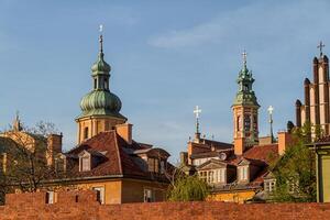 Schlossplatz in Warschau, Polen foto