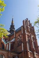 St.-Florian-Kathedrale in Warschau, Polen foto