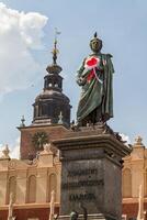 historisches gebäude in krakau. Polen foto