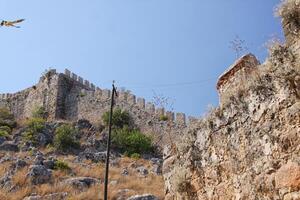 Alanya Vorhang Mauer foto