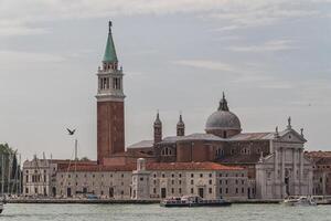 blick auf die insel san giorgio, venedig, italien foto