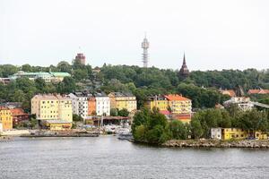 Stockholm, das alt Stadt, Dorf foto