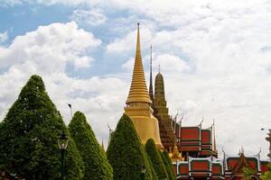 wat phra kaew, großer palast, bangkok, thailand foto