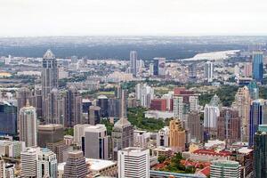 Bangkok - - September 15 Bangkok Stadt Aussicht September 15, 2011 im Bangkok. Stadt Aussicht von das Wolkenkratzer foto