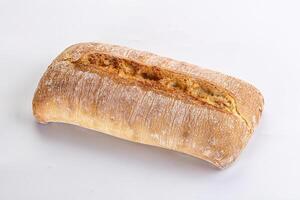 Italienisch Ciabatta Brot frisch und Kruste foto