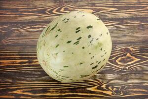 reif Süss saftig Dalmatiner Melone foto