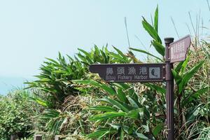 bitou Kap Wandern Weg im Neu Taipeh Stadt. Wahrzeichen und Beliebt Sehenswürdigkeiten in der Nähe von Taipeh. Asien und Sommer- Reise Konzept foto