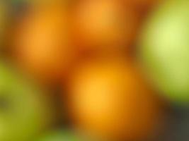 abstrakter orange und grüner Unschärfehintergrund foto