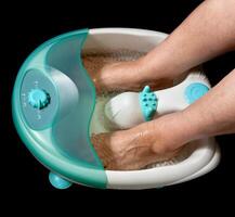 elektrisch Wasser Füße Massagegerät foto