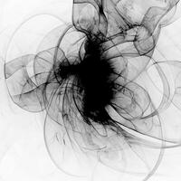 abstrakt rauchig fraktal fließend Spiral- Hintergrund foto