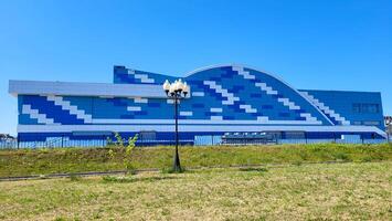 das Palast von Sport Flug. Sport Komplex Russland Rybinsk Jaroslawl Region 04.07.2023 foto