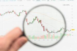 Lager Markt Diagramm. Geschäft Graph Hintergrund. Forex Handel Geschäft foto