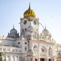 Aussicht von Einzelheiten von die Architektur Innerhalb golden Tempel - - Harmandir sahib im Amritsar, Punjab, Indien, berühmt indisch Sikh Wahrzeichen, golden Tempel, das Main Heiligtum von sikhs im Amritsar, Indien foto