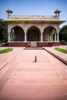 architektonisch Einzelheiten von lal qila - - rot Fort gelegen im alt Delhi, Indien, Aussicht Innerhalb Delhi rot Fort das berühmt indisch Sehenswürdigkeiten foto