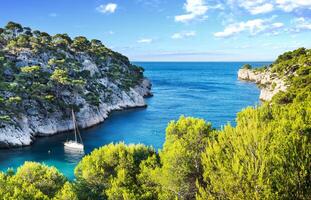 Calanque von cassis foto