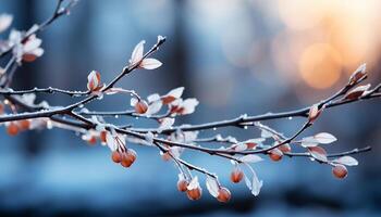 ai generiert Frische von Frühling im Natur, beschwingt Blumen blühen im Sonnenlicht generiert durch ai foto