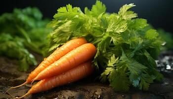 ai generiert Frische von organisch Gemüse, gesund Essen, Vegetarier Essen generiert durch ai foto