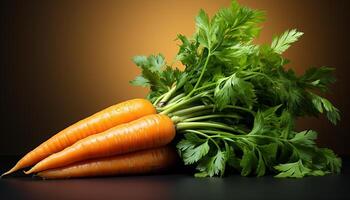 ai generiert frisch, gesund Vegetarier Salat mit organisch Gemüse und Kräuter generiert durch ai foto