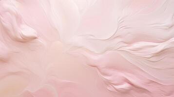 ai generiert cremig Textur im Sanft Rosa Farbtöne bietet an ein sanft und beruhigend ästhetisch. ai generiert foto