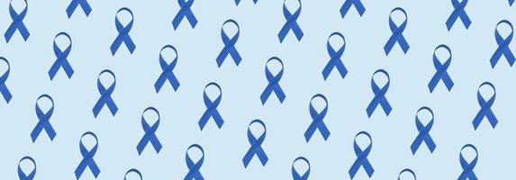 Banner mit Muster blauem Band Symbol des Weltdiabetestages foto