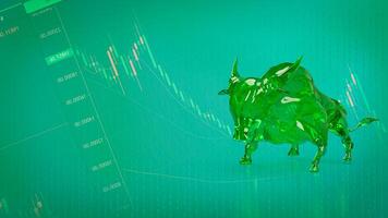 das Stier 3d Zahl zum Geschäft oder positiv Gefühl häufig ermutigt Kauf. foto