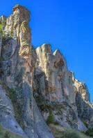 Felsen im alt Stadt, Dorf auf yazilikaya Truthahn foto