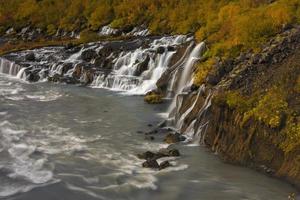 Hraunsfossar Wasserfall, Island foto