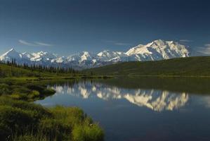 denali, höchster gipfel in nordamerika foto