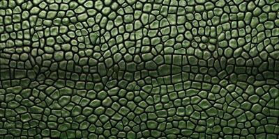 ai generiert Nahansicht Schlange Haut Muster. tropisch Eidechse, Reptil natürlich Grün texturiert Hintergrund. generativ ai foto