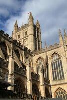 Blick auf die Kathedrale von Bath foto